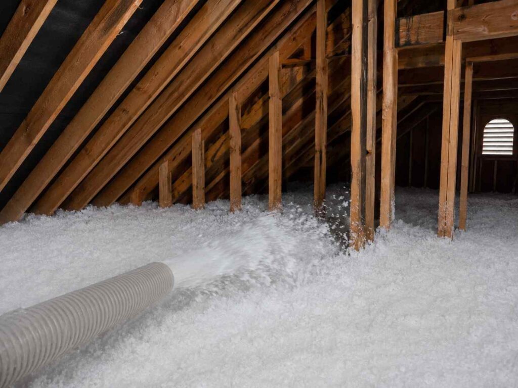 attic blow in insulation